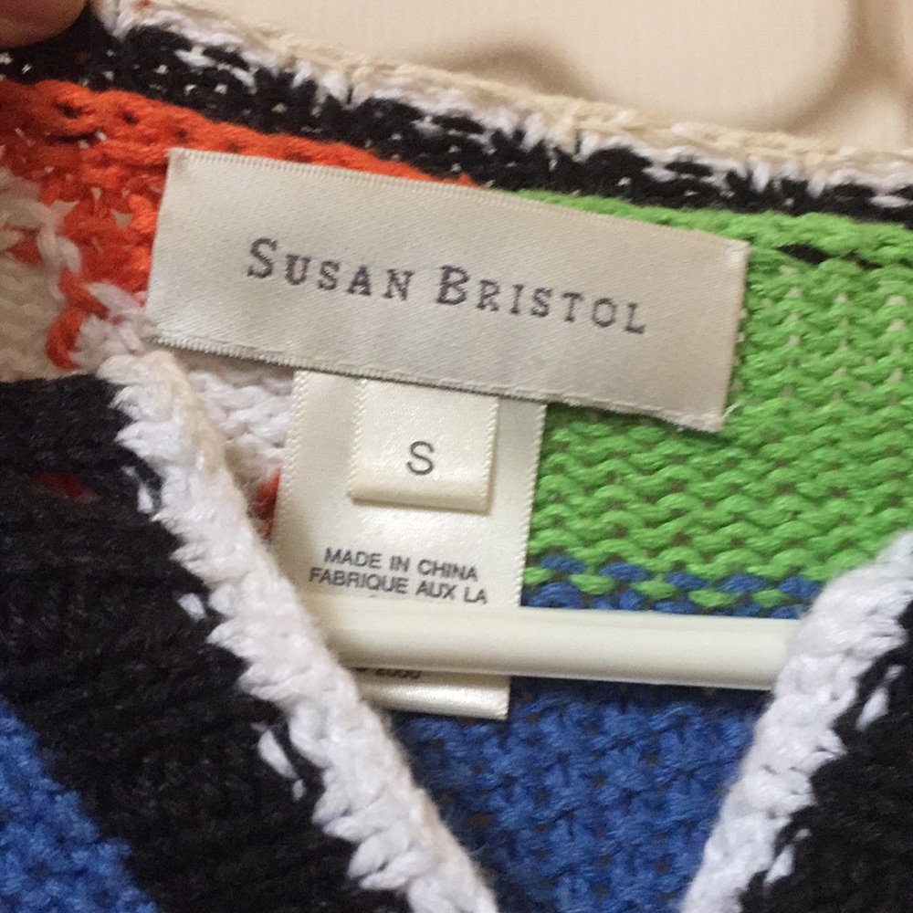 Amazing Color Block Flower Sweater - Picture 5 of 5